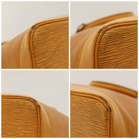 LOUIS VUITTON Epi Alma Hand Bag Yellow M52149 - Picture 16 of 16